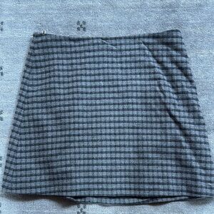 Wilfred Plaid Gray Women's Skirt